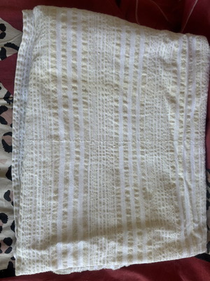 Handmade wool woven blanket like new, 2.20x1.70 m