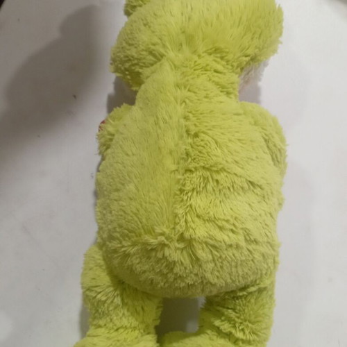Plush frog used, height 27 cm
