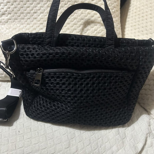 Crossbody bag like new, black with external and internal pockets