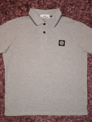 Stone Island poloshirt size S used, gray