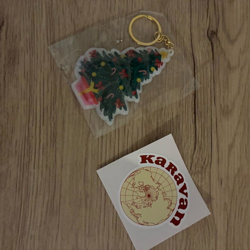 Karavan keychain new with gift sticker