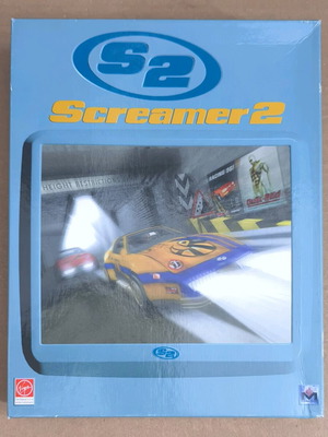 Screamer 2 (Virgin) PC CD-ROM like new, Big Box