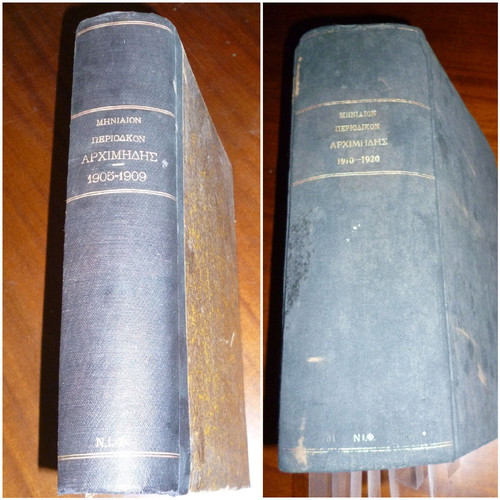 Archimedes magazine used, volumes 1905-1920