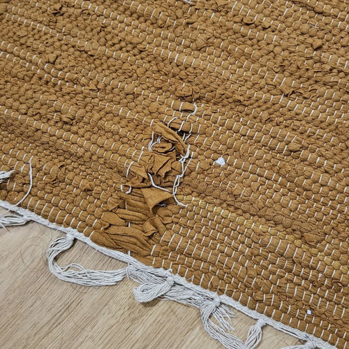 Woven floor rugs x2