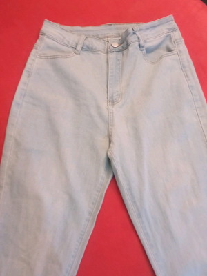 Stretchy jeans like new size M waist 75cm gray