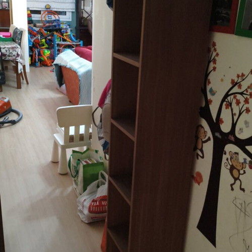 Bookshelf, height 1.85m, width 0.30m, depth 0.30m