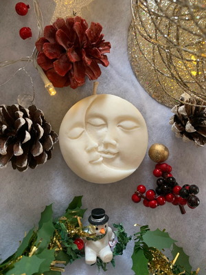 Soy wax candle moon sun new with scent options