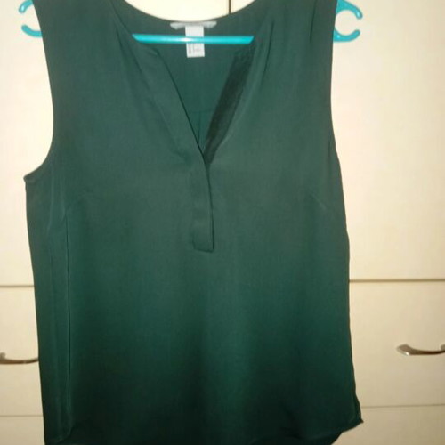 H&M Shirt blouse new, green, size M