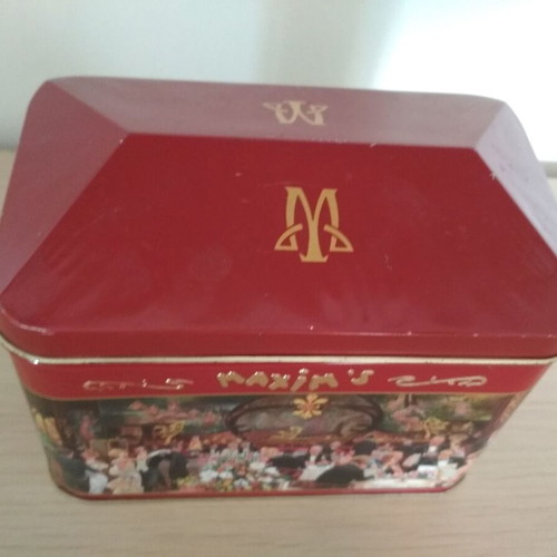Maxim's de Paris metal box used