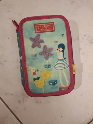 Santoro London Gorjuss school pencil case used