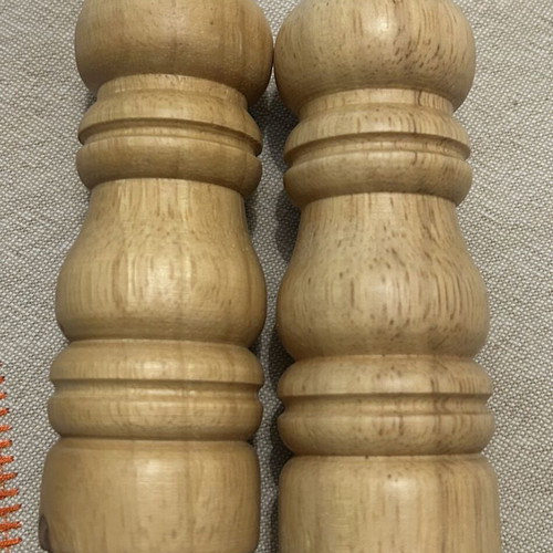 Kaiser wooden salt and pepper set new in packaging