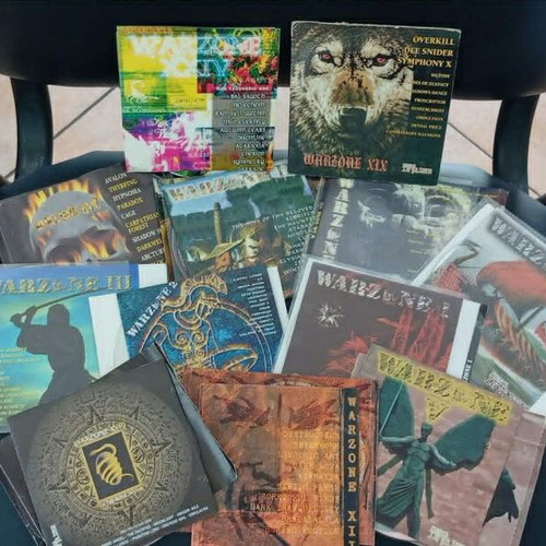 Warzone Metal CD collection used, 27 discs with unreleased tracks