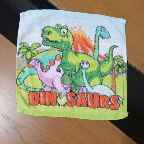 Set of 4 kindergarten washcloths