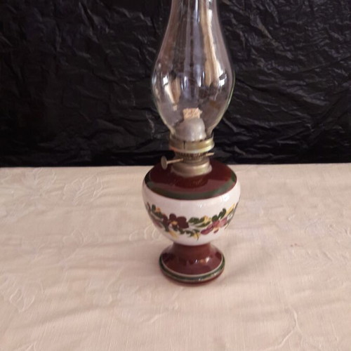 Vintage ceramic oil lamp like new