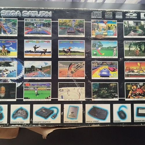 Sega Saturn Model 1 used console in moderate condition without game