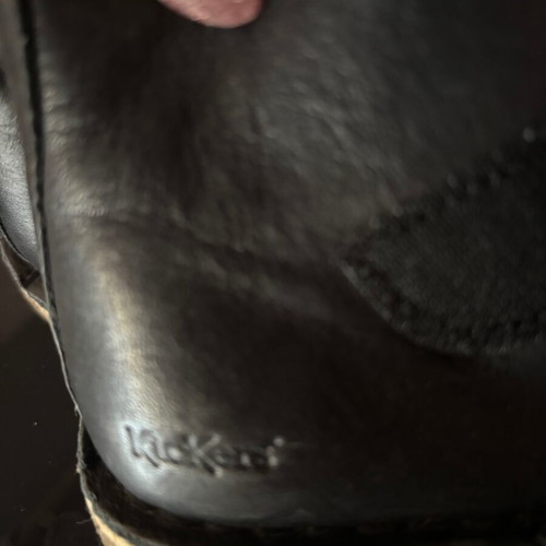 Kickers boots like new, size 34, black with anti-slip sole