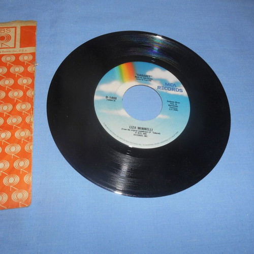 Cabaret vinyl Lisa Minelli used, 45 rpm record