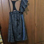 Lak dress black like new, size S
