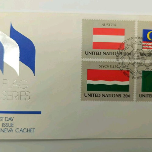 Pack of 4 United Nations First Day Covers 1982 new