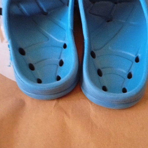 TecnoPro blue beach slippers size 28-29 used