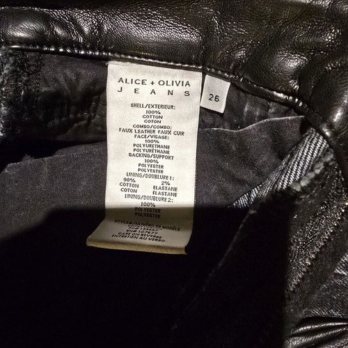 Alice and Olivia jeans like new, size S, black