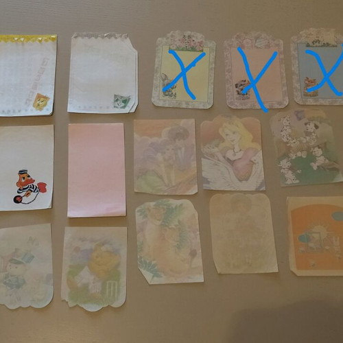 Small letter papers used, pack of 80+ pieces