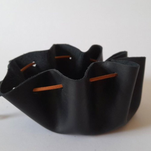 Handmade leather dice pouch new for small items