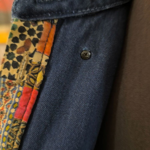 Miss Sixty Denim Patchwork Shirt Dress like new, multicolor