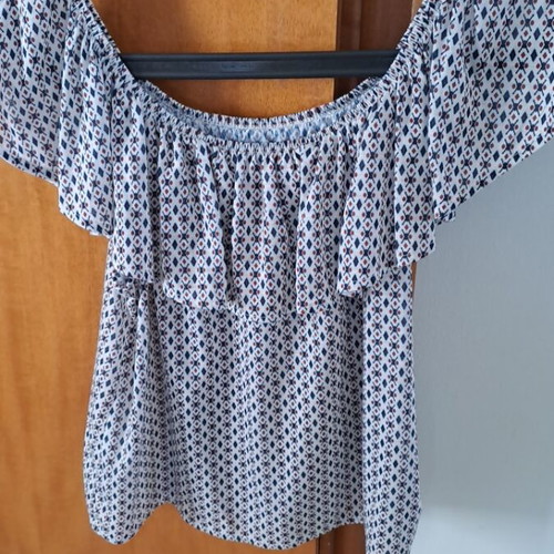 Μπλουζάκι αμάνικο H&M σαν καινούργιο, πολύχρωμο, μέγεθος S