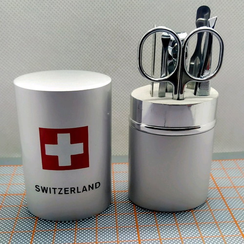 Swiss Collection nail care set new in aluminum case