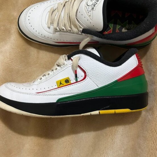 Jordan athletic shoes like new, size 45, black and green