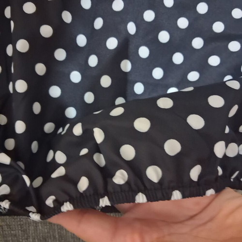 Blouse off-the-shoulder polka dot size Medium like new