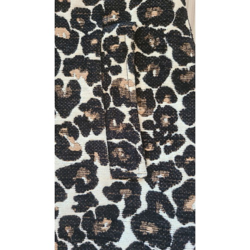 Mini leopard skirt Topshop used, A-line, with zipper