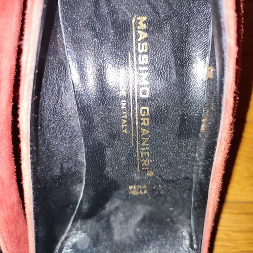 Massimo Granieri red suede women's pumps new size 37