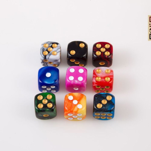 Six-Sided Dice for Tabletop Games new, single piece