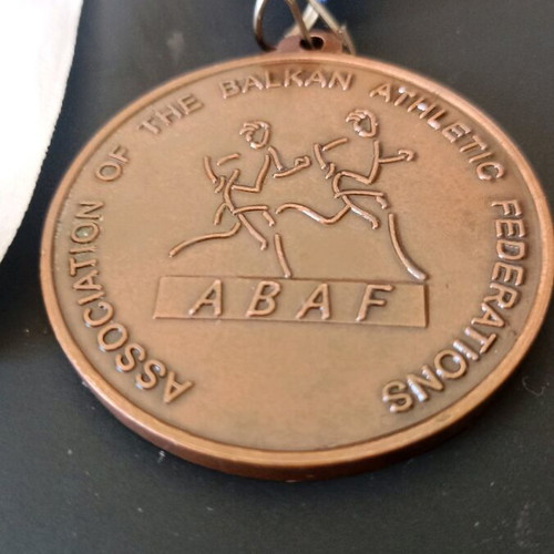Bronze medal Balkan Athletics Games Tripoli 2006 like new