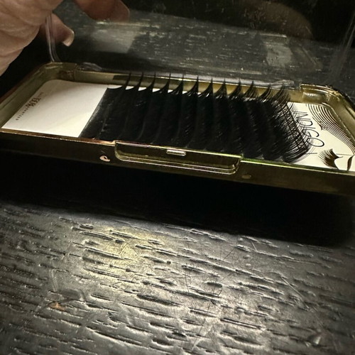 Eyelash extensions Curve D 0.05 15mm like new, 12 rows