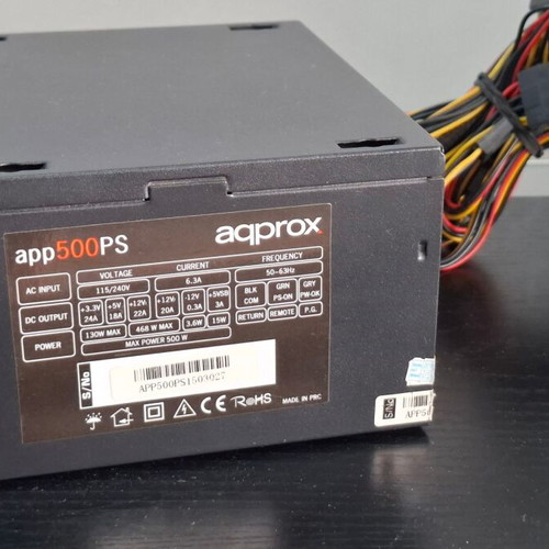 Approx APP500PS 500W ATX PC power supply used