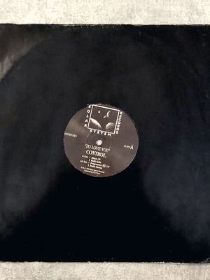 Control "To Love You" 12″ promo βινυλίου single, VG+ δίσκος και G εξώφυλλο