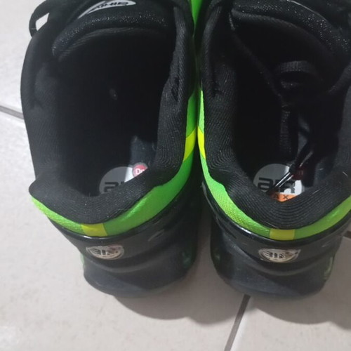 Nike Airmax DN athletic shoes new in green, black and purple