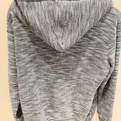 Admiral women's cardigan gray with hood like new, size Large