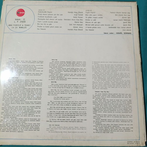 Fasil Volüm 12 vinyl record