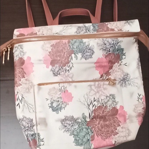 Axel backpack used, women's multicolor shoulder bag 36×34 cm