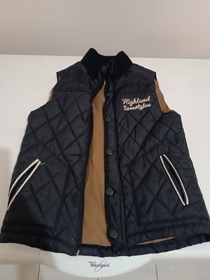 Zara black sleeveless jacket for kids 7-8 years