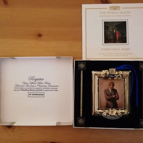 Collectible White House Christmas Ornaments 2020 2021 like new