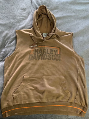 Harley Davidson κουκούλα φούτερ μεταχειρισμένο XXXL καφέ