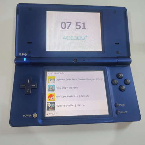 Nintendo DSi handheld console with Pokemon HeartGold game