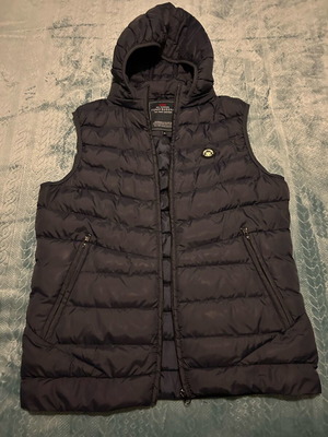 Funky Buddha men's medium blue navy sleeveless vest like new