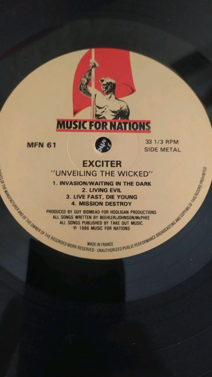 Exciter Unveiling The Wicked vinyl used,… - € 17,00 - Vendora.cy