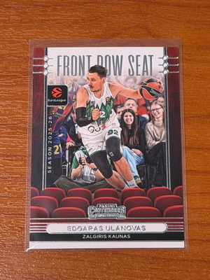 2025-26 Panini Contenders EuroLeague Edgaras Ulanovas Front Row Seat SP card new